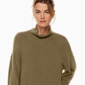 Aritzia Wilfred Free hush knit turtleneck Chenille turtleneck sweater in Copper